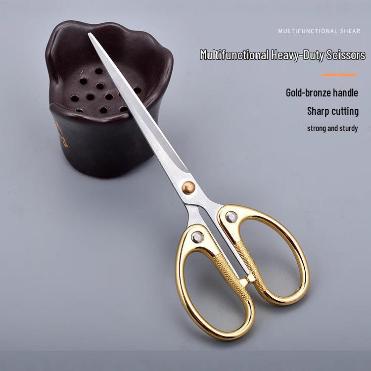 Zinc Alloy Mini Scissors: Stainless Steel, Pointed Embroidery & Thread Trimmer for Handcraft and Office Use