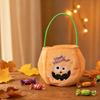 Halloween Candy Bag for Kids, 3D Pumpkin Design or Bag for Party Favors, Orange