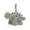 McHugs Naughty Stegosaurus Bag Charm Stegosaurus Green Dinosaur Keychain MC600228C