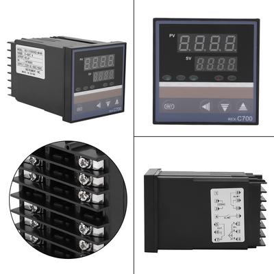 REX C700 Digital PID Temperature Controller 0 400 Celsius 220V Thermocouple Input Relay Output, Fast Temperature Control, , High