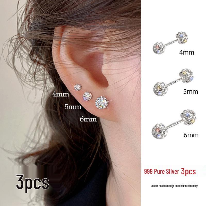 

Серьги-пусеты с двойным жемчугом и бриллиантами 2025: Женские украшения для пирсинга хряща