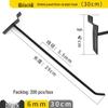 Clip-on Straight Hook for Slotted Pegboard - Aluminum Display Hook for Electronic Components and Sample Exhibits