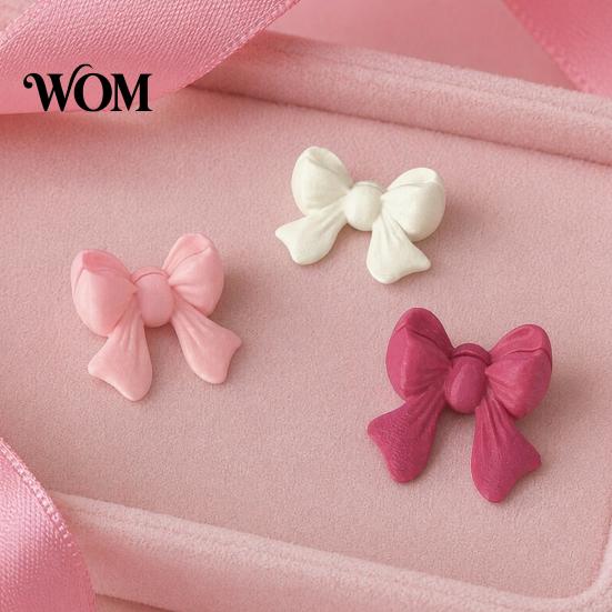 Soft Color Bow Decor Photo Stand, 3D Printed Mini Decorative Rack, Holder Handicraft Display Rack for DIY Crafts Gift Box Packaging Dollhouse