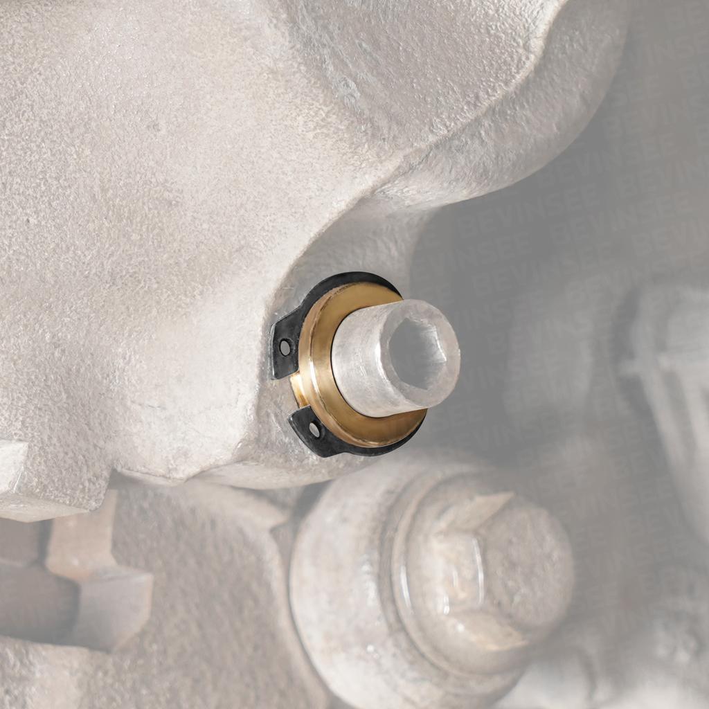 BEVINSEE Messing Bremssattel Führungsbuchsen Satz für BMW E39 E34 E82 E46 E36 E90 E91 E92 E93 E30, Ersatz für 34216869617