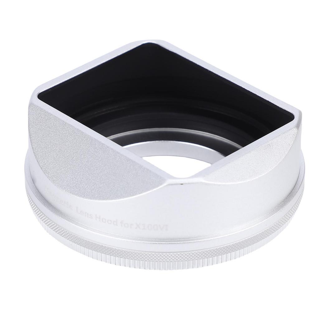   Metal Lens Hood Fit for Fuji X-E5  0VI Aluminium Alloy Retro Black Magnetic Camera Lens Shade