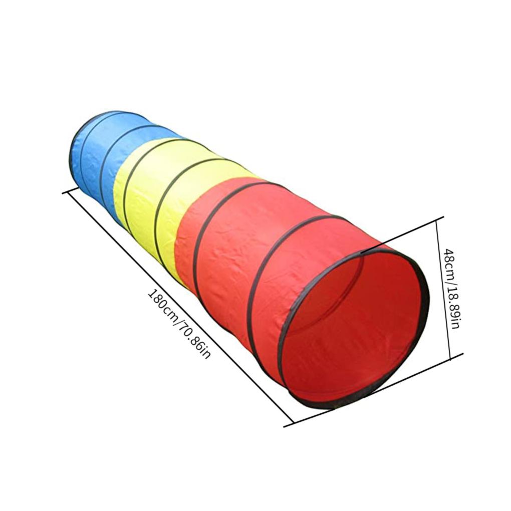 Children Play Tunnel Crawling Toddlers Portable Crawl Tube Game for Outdoor Camping Home Pet Breathable Drill Barrel Pass Play