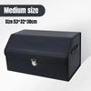 Car Trunk Organizer Organizers And Storage Suv Faux Leather Foldable Trunk Multi-Compartment Adjustable Auto Grocery Storage Box