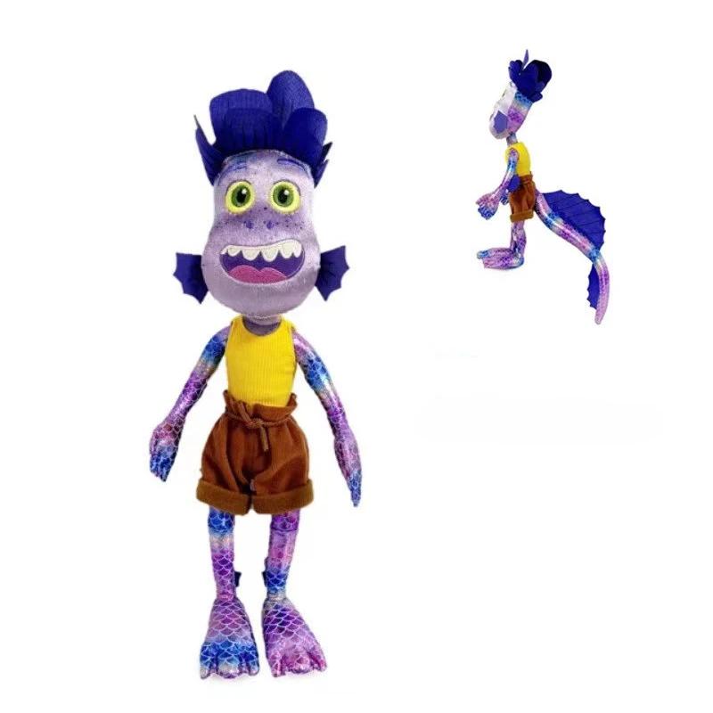 Disney Pixar Movie Luca Alberto Sea Monster Plush Toy 18-45cm Cartoon Cat Purple Girl Stuffed Toys Christmas Gifts for Children