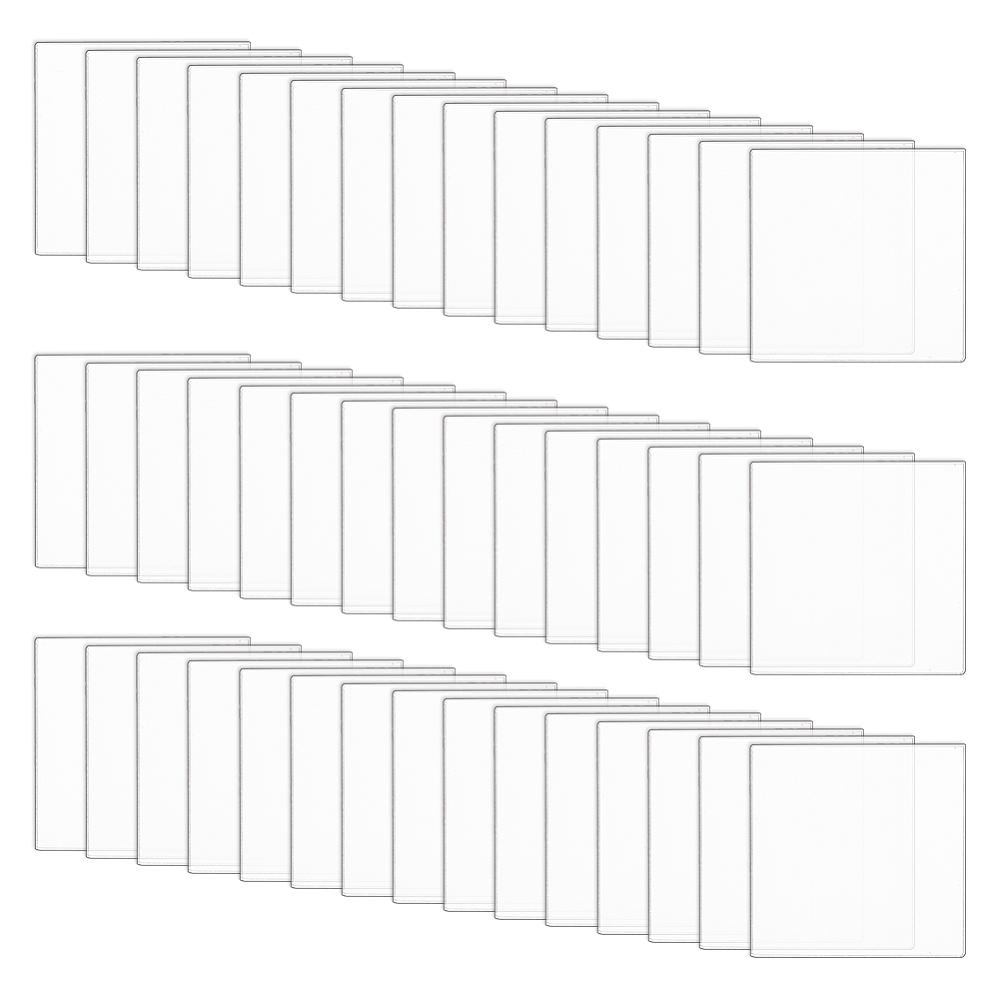 1box 50pcs Transparent Acrylic Action Figure Display Bases Square Clear Display Base: 2.5x2.5x0.2cm