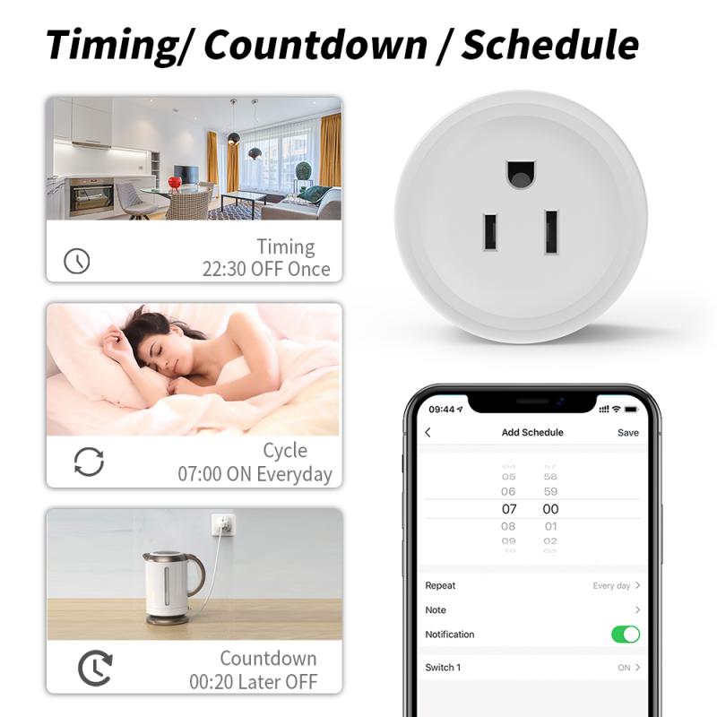 Corui Wifi Smart Socket Us Cozylife Homekit 10a 16a Timing With Power Monitor Alexa Google Home Voice Control Smart Plug