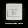 1Set Pannello Interruttore di Rilascio Pulsante Uscita Porta Montato a Parete Controllo Accessi NO/COM Pulsante Premi per Uscire Per Sistema di Controllo Accessi Porta