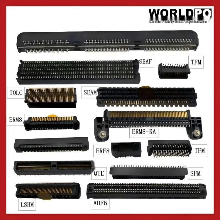 ERF8-025 50-Pin Female Connector, 2 Rows, 7/10mm Mating Height