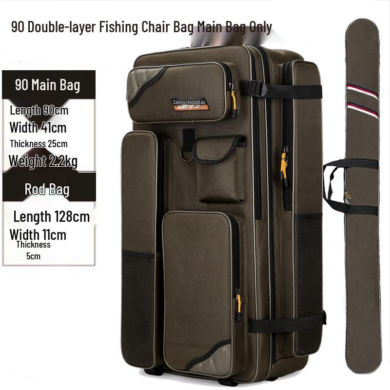 Thickened Waterproof Fishing Chair & Gear Backpack