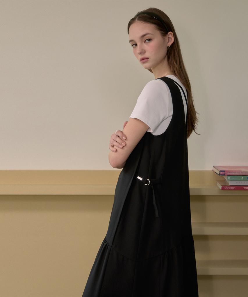 Jucy Judy V-Neck Sleeveless Dress Jzop320C