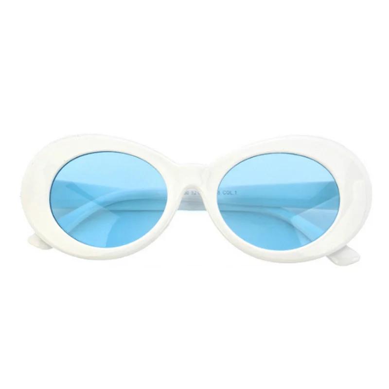 

New Retro Oval Sunglasses Man Vintage Fashion Sun Glasses Classic White Black Lentes De Sol Mujer UV400 Gafas De Sol 1PC