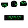 Wall Hanging Alarm Clock Dorm Farmhouse Studio Teens Dorm Led Digital Clock