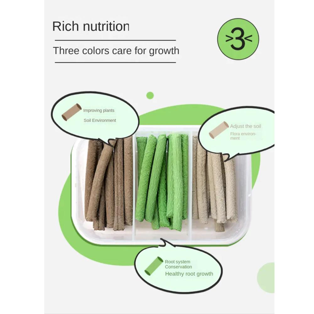 5 Krabiček 150 Kořenů Květinová Rostlina Kořenový Stimulátor Živá Půda Květináčová Rostlina Tyčinka Pěstování Květin