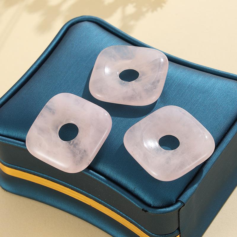 30mm Naturstein Kristall Achat Pi Xiu Quadrat DIY Schmuckzubehör