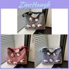 Hello Kitty Cartoon Trendy Shoulder Bag For Girls Large Canvas Crossbody With Mobile Pocket For School