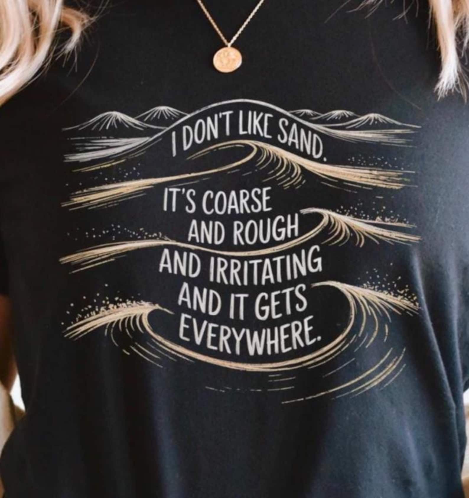 I Don t Like Sand Shirt, Anakin Skywalker Quote Tee, Star Wars Fan Gift, Prequel Memes Shirt, Sci-Fi Movie Lover Gift, Unisex Graphic Tee S