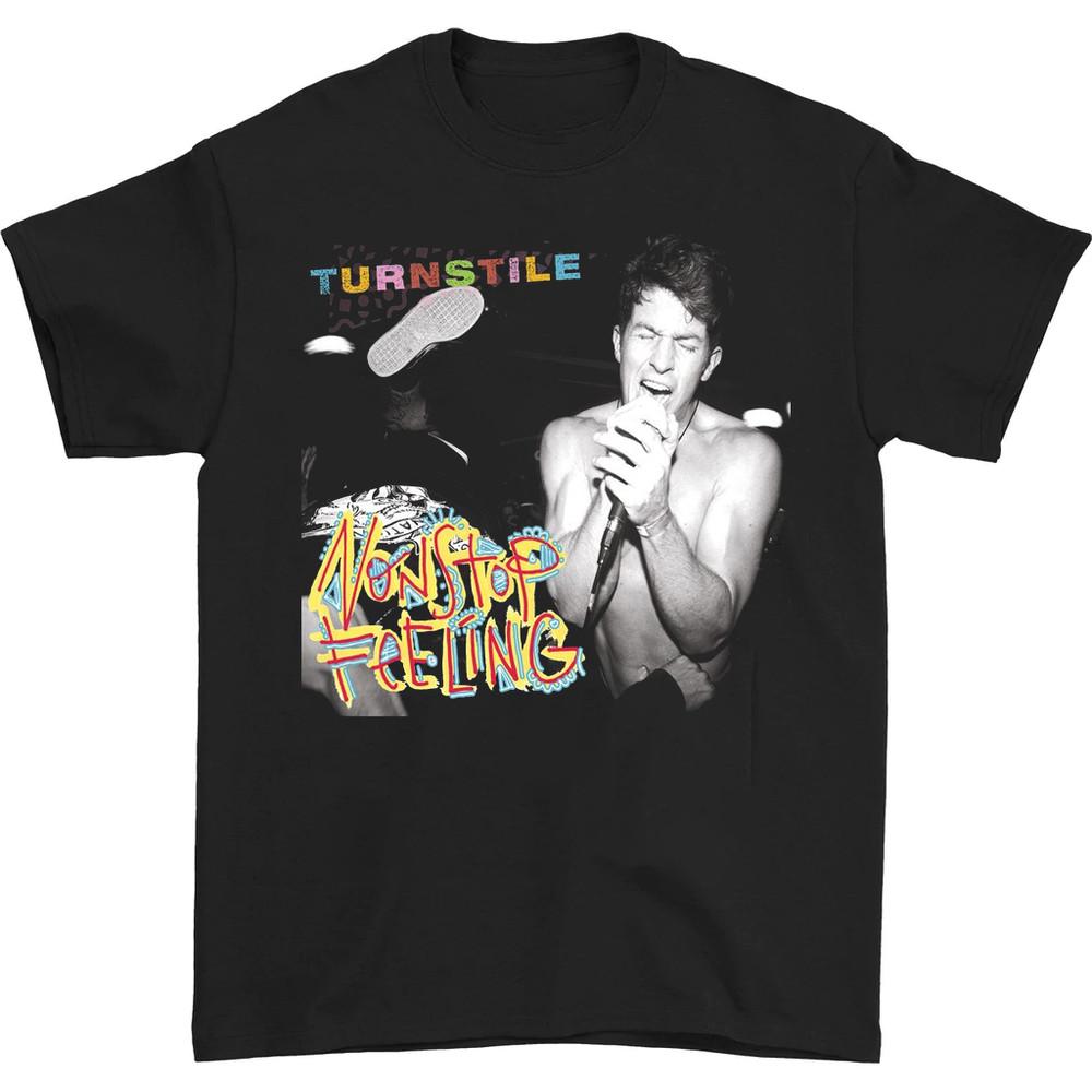 Turnstile band nonstop feeling T-shirt black Unisex All Sizes JM597 Unisex T-Shirt XXXXL