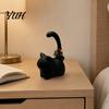 Decorative Cat Figurine Cute Ring Holder, Minimalist Stand for Bedroom Dressing Wedding Holder Table, Sitting Jewelry Organizer Rings And Earrings