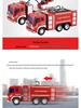 Large Spraying Fire Truck Toy with Lights and Music - Pull-Back Ladder Truck for Kids