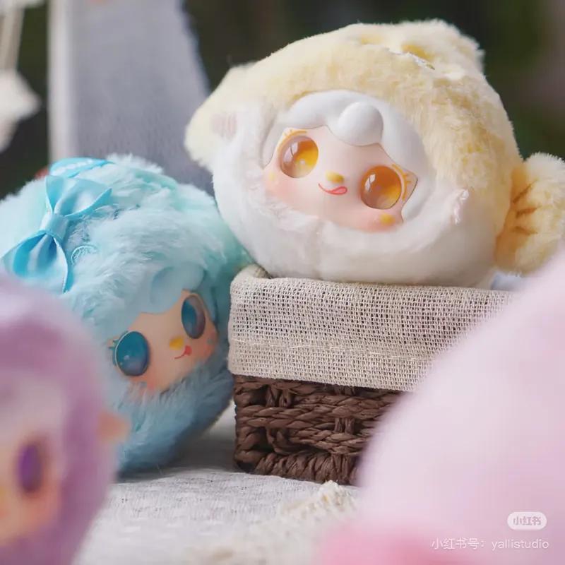 Yooki V6 Ocean Baby Series Blind Box Plush Doll Bag Pendant Keychain Desktop Decor Guess Doll Figure Trendy Toy Cute Plush Gifts