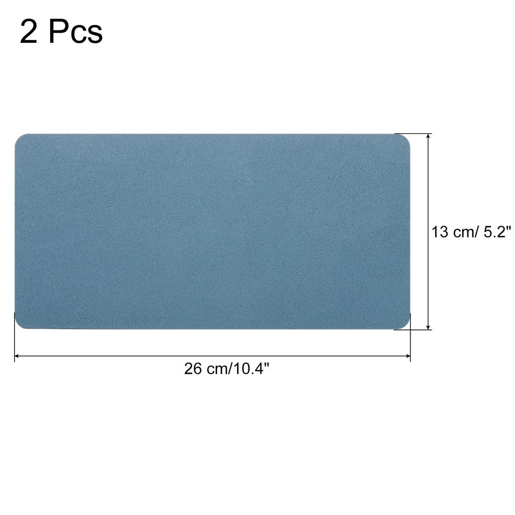 2/4pcs Refrigerator Drip Tray Rectangle Drip Tray Drip Catcher Fridge Water Dispenser Drip Mat Navy Blue 26x13cm