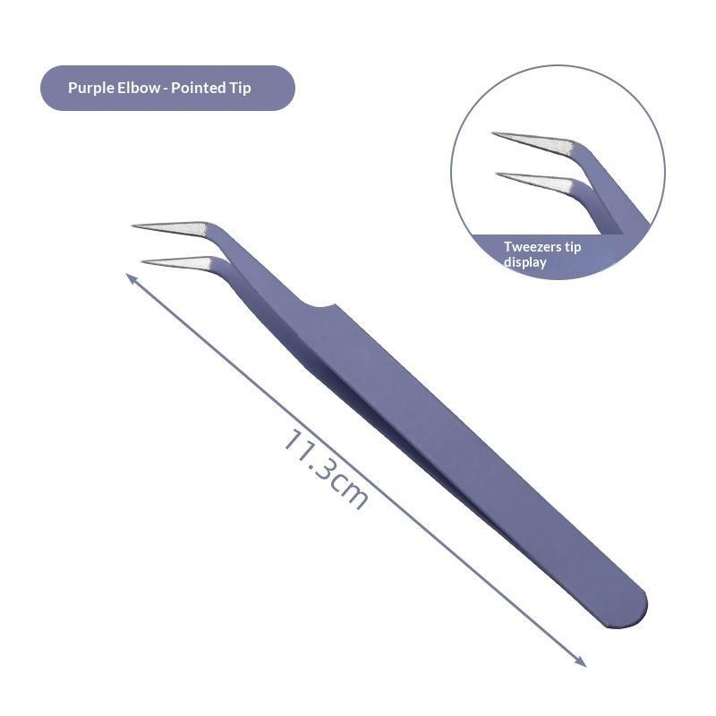 Macaron Color Precision Craft Tweezers With Soft Grip And Firm Clamp For Journaling Scrapbooking Diy Projects