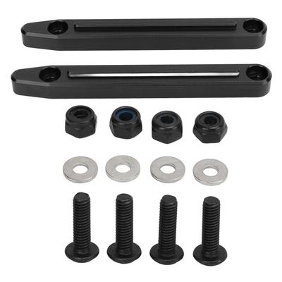 RC Roof Rails Aluminum Alloy Lightweight Upgrade Part Replacement Roof Rail for ARRMA 1 7 Black