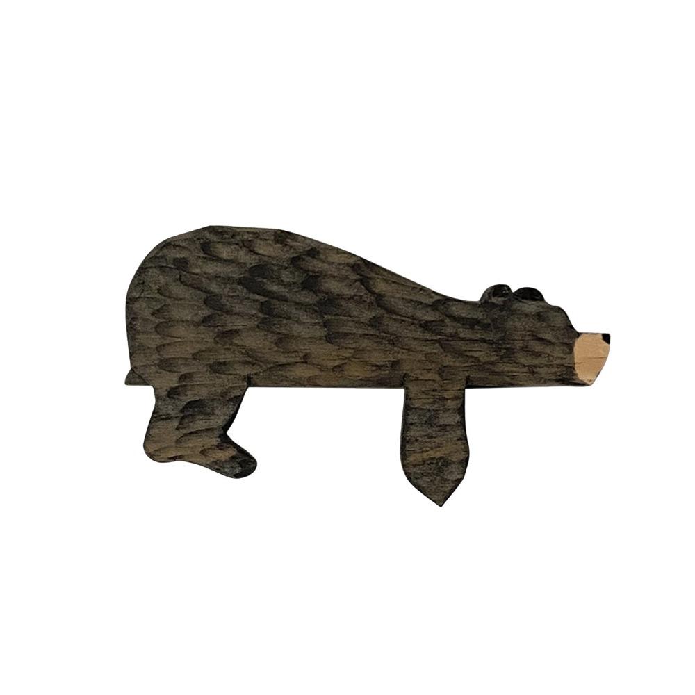 2pcs Wooden Door Corner Pendant Funny Animal Door Sign Craft Bear Door Frame  Gift