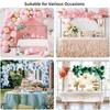 Black Desktop Arch Frame Easy Install Clamp Over The Table Rod Stand Adjustable Length Balloon Clips Flower Frame Arch