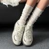 Women's Palermo Retro Silver-Grey Platform Sneakers