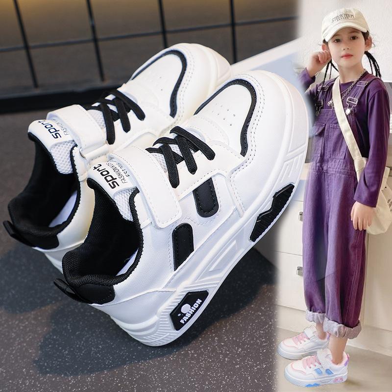 Girls shoes 2025 autumn new children's board shoes non-slip breathable autumn sports shoes girls middle-aged and older children's leisure