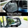 2 Pcs Car Mirror Rain Guard Visor Eyebrow Waterproof PVC Car Side Rear Side Mirror Rain Guards Rainproof Auto Rearview Mirrors Cover Accessories