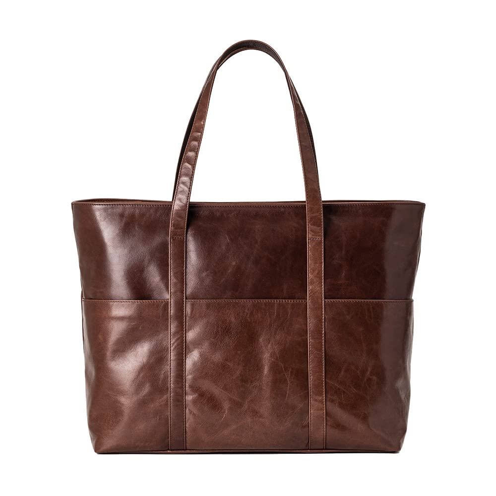 

Tote Business Business Horse Made in Genuine Leather Unisex [Flying Horse] Bag, Bag, Tote, Leather, Japan, Lightweight, Leather, Bag, Unisex, (Brown) коричневий