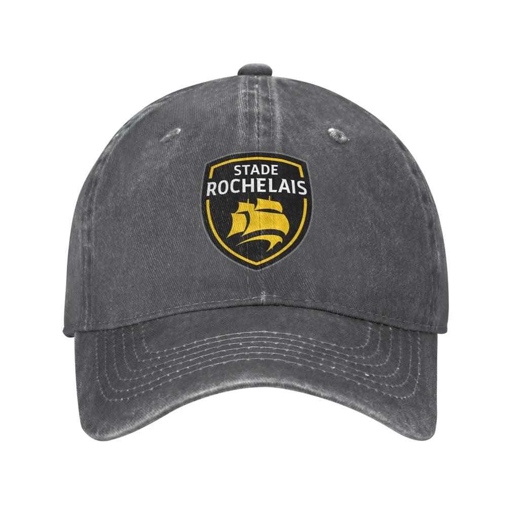 aStade Rochelais Rugby Logo Casual Baseball Cap Hunting Camping Hats Summer High Quality Unisex Unisex Streetwear Baseball Caps
