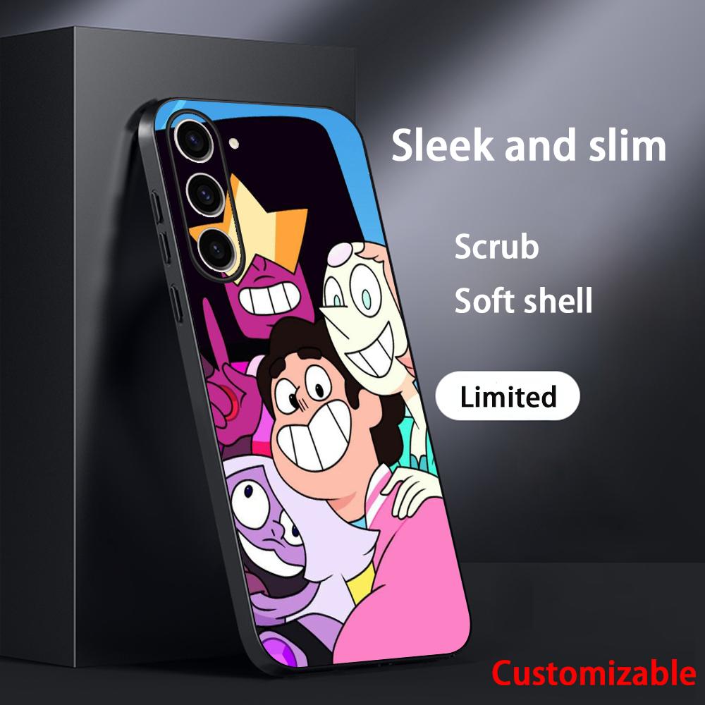 

Steven classic cartoon cute universe design Phone Case For Samsung Galaxy S26 S25 S24 S23 S22 S21 Plus Ultra Note20 Soft Black Galaxy S23 Ultra