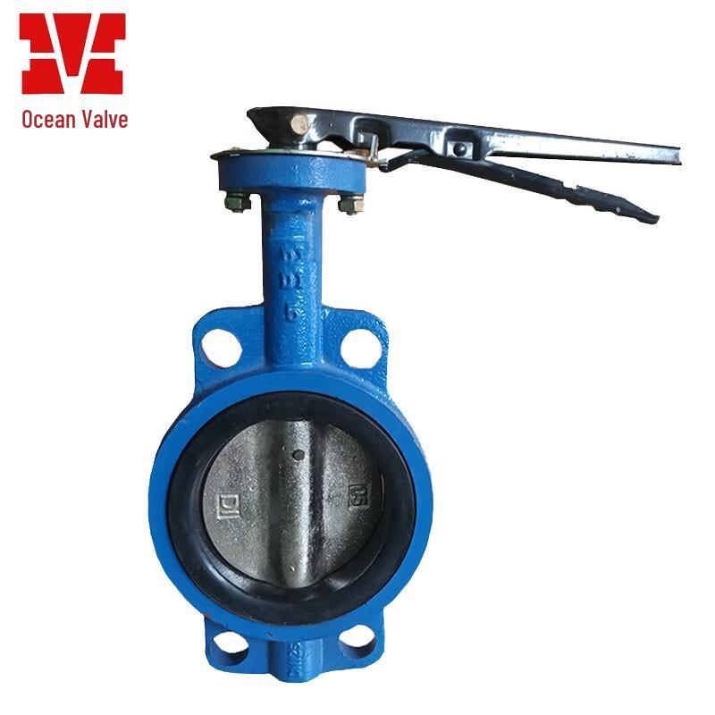 M Yuanyang Carbon Steel Handle Wafer Butterfly Valve 304 Plate