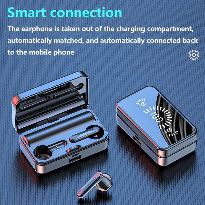 1PACK Bluetooth 5.1 Earphones 3500mAh Charging Box Wireless Headphone 9D Stereo Sports Waterproof Earbuds Headsets HIFI Stereo IPX7