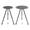 Aluminum Alloy Folding Round Table Portable Outdoor Side Table Durable Stable