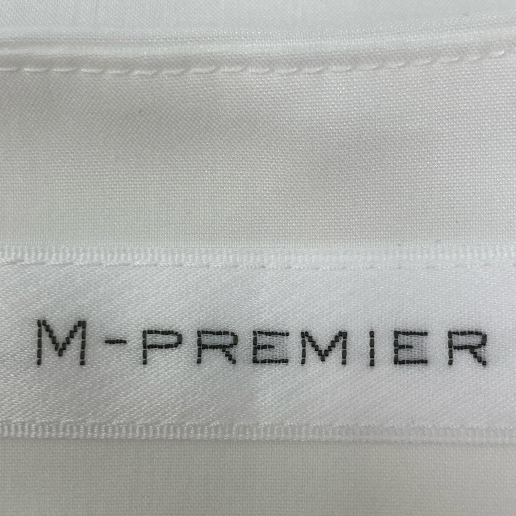 M-premier A342-005 White Gathered Flare Sleeve Blouse tops 38 whiteUsed