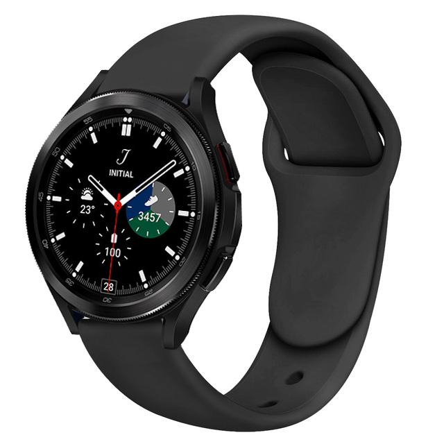 Cinturino in Silicone da 20 mm per Samsung Galaxy Watch 7 44mm 40mm/6 5 4 Classic Cinturino per Samsung Watch 5 Pro 45mm Accessori Cinturino