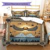 Magictools Pattern Bedding Quilt Set Quilt Cover Pillowcase Home Decoration Birthday Gift (1 * duvet cover + 2 * pillowcase, without core)