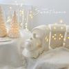 Nordic Ceramic Luminous Train Mini Igloo Luminous Small Ornaments Home Christmas Ornaments New Year Gifts