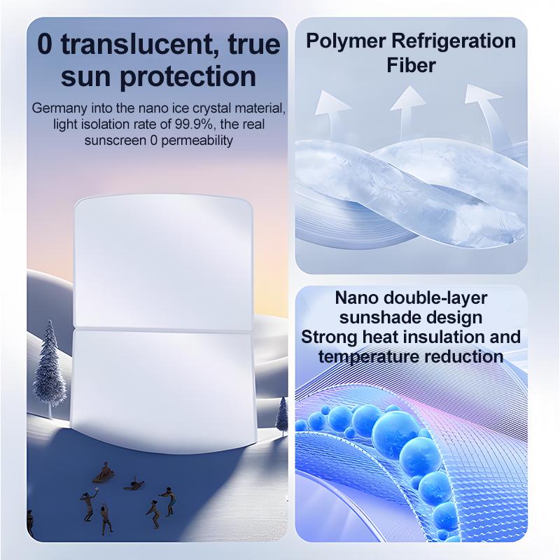 Upgrade Ice Crystal Sunroof Sunshade For VOLVO EX30 2023 2024 2025 Roof Split Sun Shades Glass Roof Front Rear Skyline Car Tools
