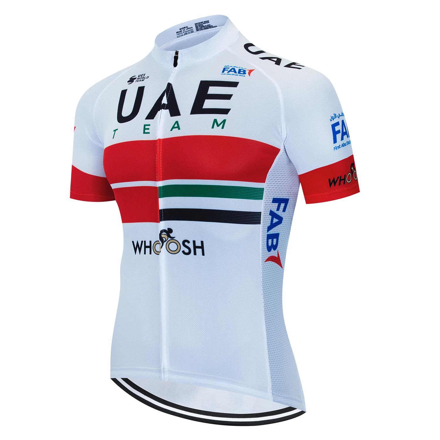 

2025 UAE Cycling Jersey Set Man s Team Short Sleeve Cycling Clothing MTB Bike Uniform Maillot Ropa Ciclismo Summer Bicycle Wear S