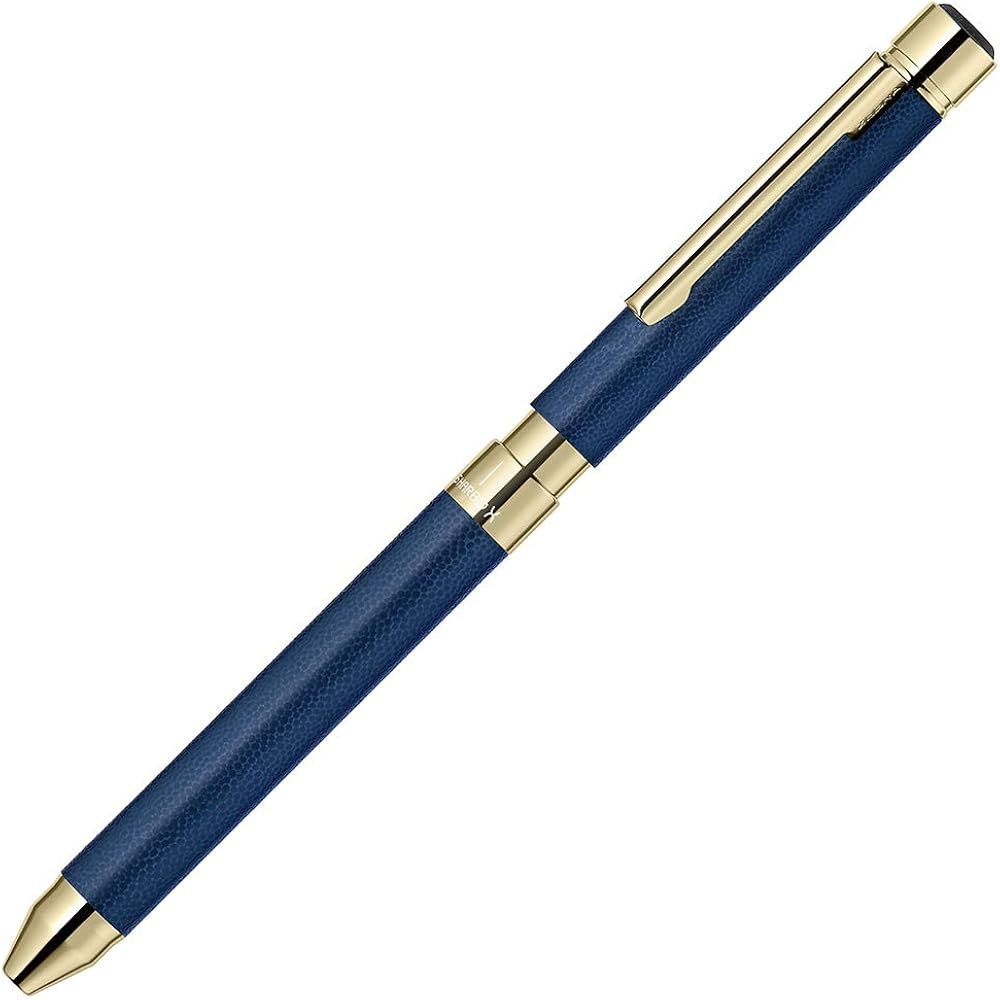 Zebra SB36-LNV Multi-function Pen Sharbo X SL6 Leather Navy