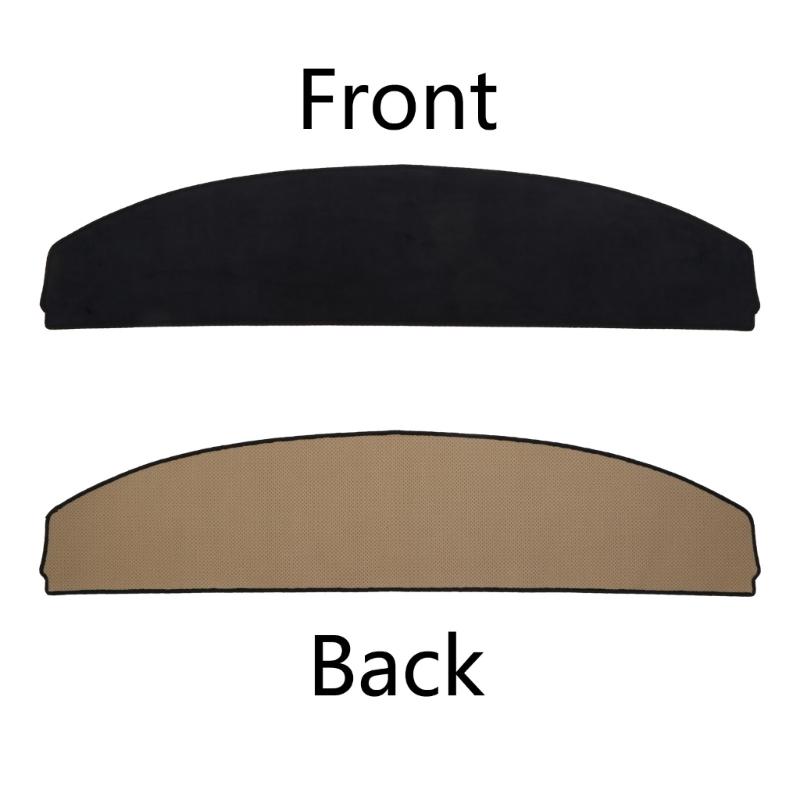 High-performance Dashboard Cover Mat Cover Dash Mat Dashboard Decorative Interior Compatible- with  Black/Brown